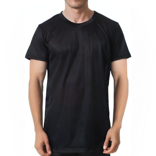 Nylon Tricot Crew Neck T-shirt for Men