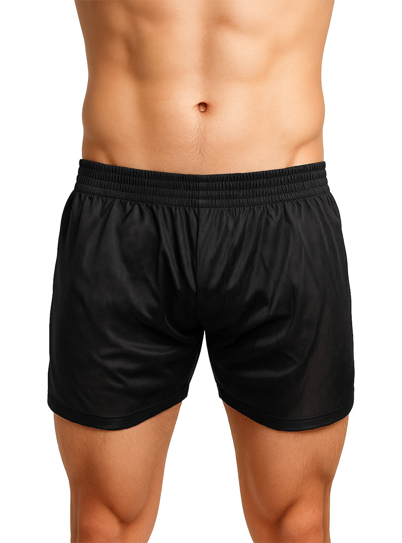 Nylon Tricot Boxers Comfortable Big Men's Nylon Underwear