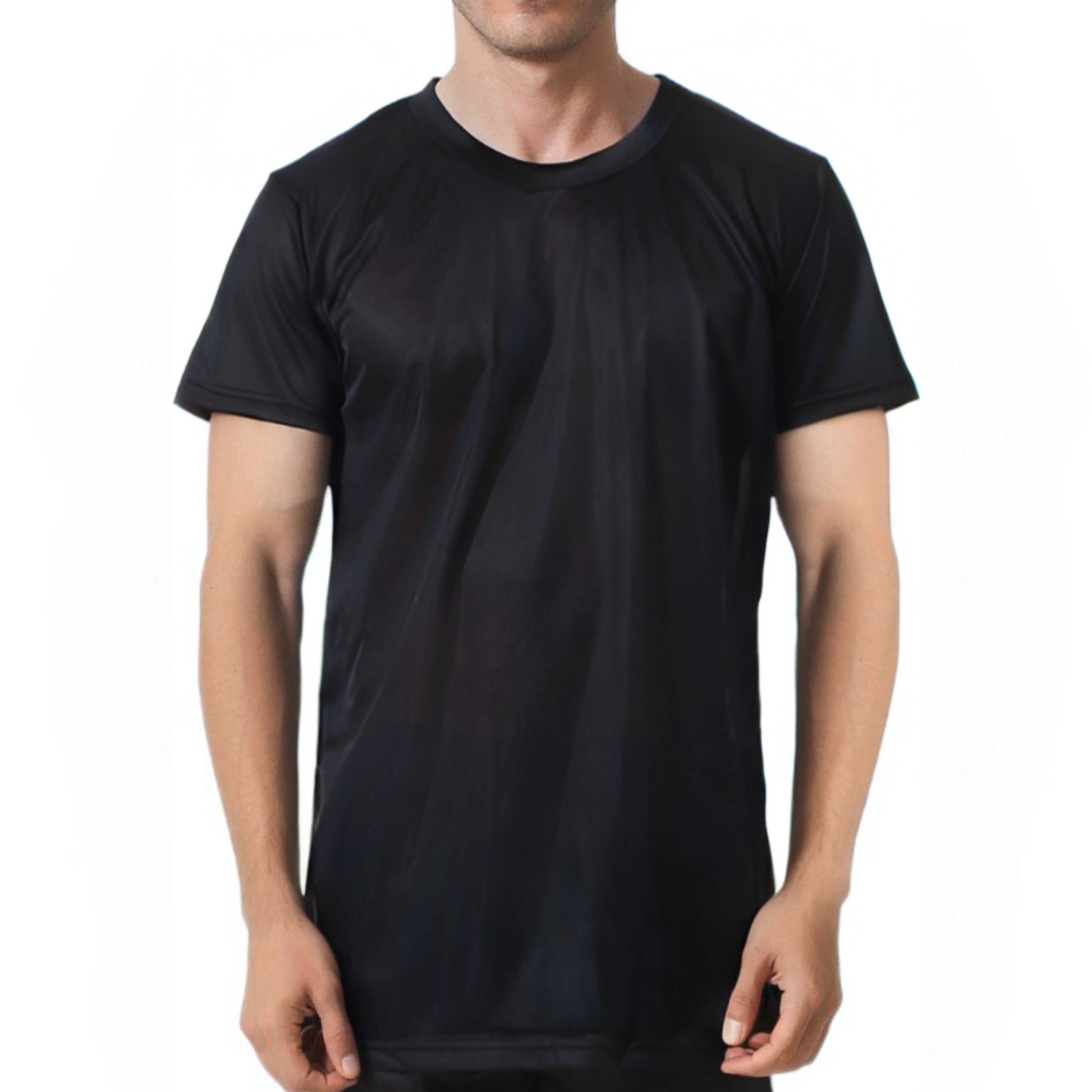 Nylon Tricot Crew Neck T-shirt – Players Underwear - Free Shipping