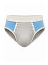 Royal, Gray Active Sport's Men's Brief Front