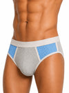 Royal, Gray Active Sport's Men's Brief Side