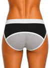 Black, Gray Active Sport's Men's Brief Back