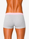Gray Athletic Contrast Trunk, Men's Daily Essential Trunk Back
