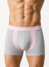 Gray Athletic Contrast Trunk, Men's Daily Essential Trunk Front