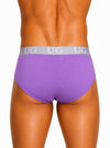 Purple Athletic Stretch Brief, Men's Daily Essential Back