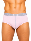 Pink Athletic Stretch Brief, Men's Daily Essential Front