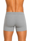 Gray Big Man's Cotton Boxer Brief, 100% Combed Cotton Underwear