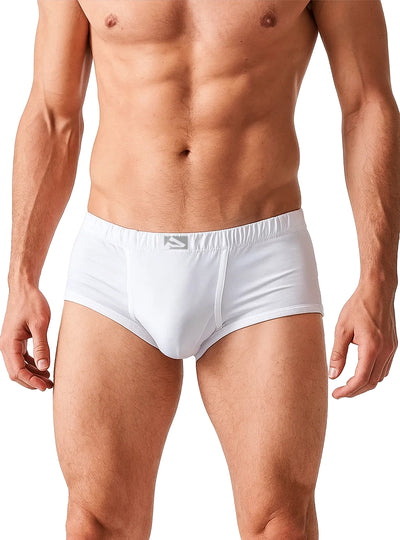 Big & Tall Man's Cotton Brief White (2-pack)