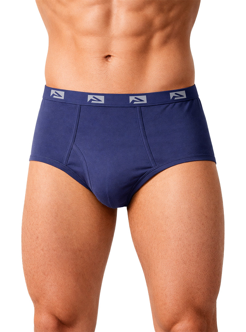 Big Man's Fly Front Colored Brief