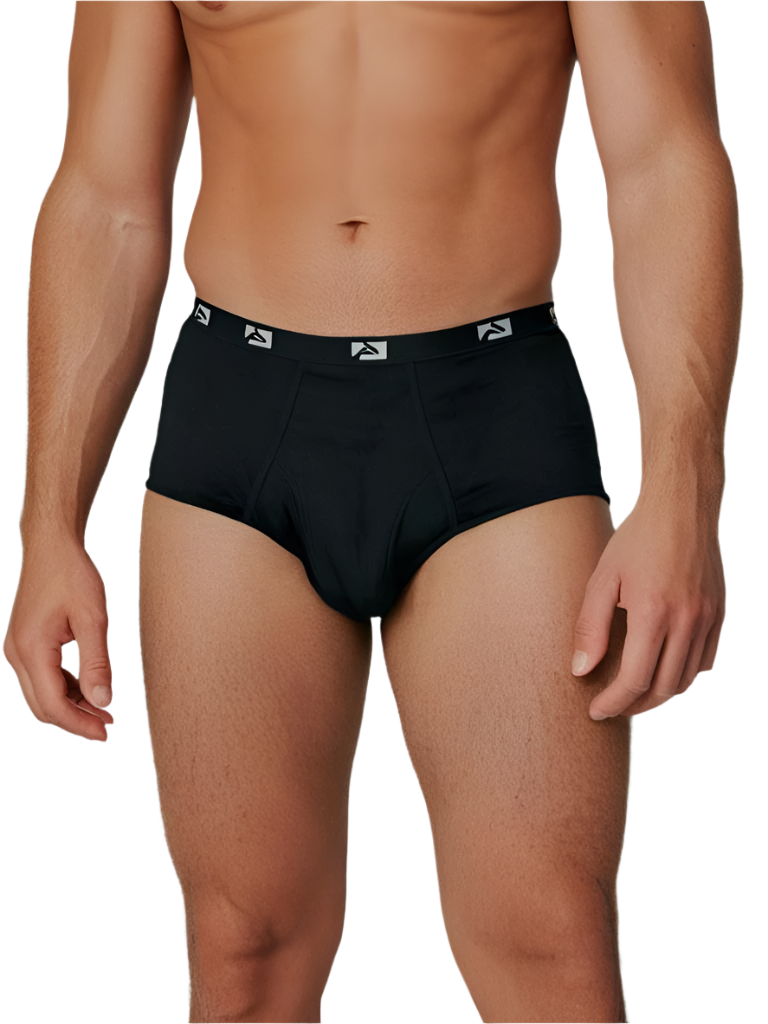 Big Man's Fly Front Colored Cotton Brief