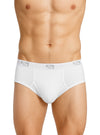 Big & Tall Man's Cotton Brief White