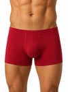 Red Classic Cotton Trunk, Men's Cotton Underwear Front