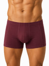 Burgundy Classic Cotton Trunk, Men's Cotton Underwear Front