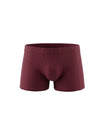 Burgundy Classic Cotton Trunk, Men's Cotton Underwear Front
