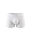 White Classic Cotton Trunk, Men's Cotton Underwear Front