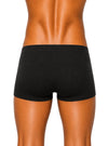 Black Classic Cotton Trunk, Men's Cotton Underwear Back