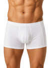 White Classic Cotton Trunk, Men's Cotton Underwear Front