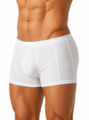 White Classic Cotton Trunk, Men's Cotton Underwear Side