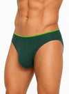 man wearing green Everyday Active Brief, Men's Daily Essential