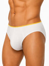 man wearing white Everyday Active Brief, Men's Daily Essential