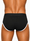 Royal, Black Flex Brief, Men's Stretch Underwear Back