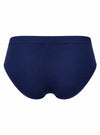 Navy High-Cut Brief, Men's Combed Cotton Underwear Back