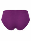 Purple High-Cut Brief, Men's Combed Cotton Underwear Side
