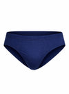 Navy High-Cut Brief, Men's Combed Cotton Underwear Front