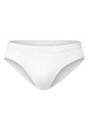 White High-Cut Brief, Men's Combed Cotton Underwear Front
