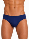 Navy High-Cut Brief, Men's Combed Cotton Underwear Front