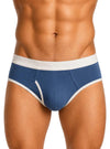 Navy Jocky Brief, Fly Front Men's Brief Front