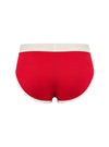 Red Jocky Brief, Fly Front Men's Brief Front