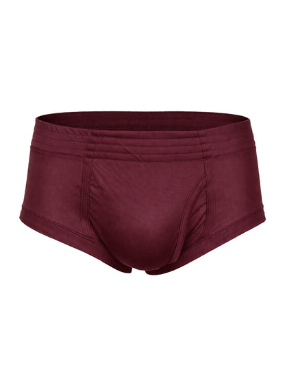 Nylon Tricot Brief - Left Side Fly