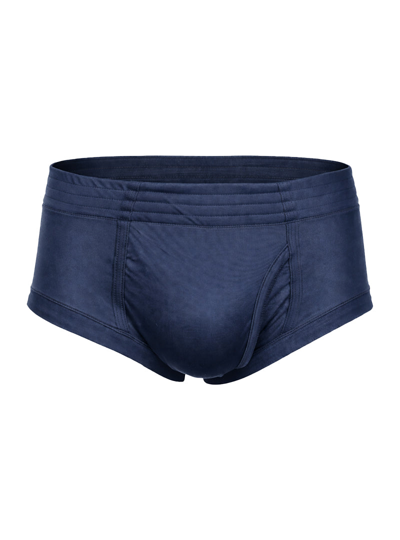 Nylon Tricot Brief - Left Side Fly