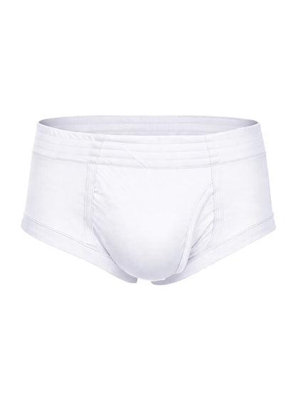 Nylon Tricot Brief - Left Side Fly