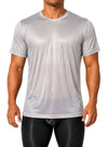 Nylon Tricot Crew Neck T-shirt, Men's Quick Drying Tees