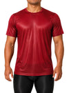 Nylon Tricot Crew Neck T-shirt, Men's Quick Drying Tees