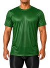 Nylon Tricot Crew Neck T-shirt, Men's Quick Drying Tees