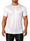 Nylon Tricot Crew Neck T-shirt, Men's Quick Drying Tees