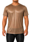 Nylon Tricot Crew Neck T-shirt, Men's Quick Drying Tees