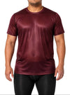 Nylon Tricot Crew Neck T-shirt, Men's Quick Drying Tees