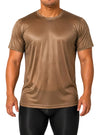 Nylon Tricot Crew Neck T-shirt, Men's Quick Drying Tees