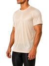 Nylon Tricot Crew Neck T-shirt, Men's Quick Drying Tees