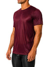 Nylon Tricot Crew Neck T-shirt, Men's Quick Drying Tees