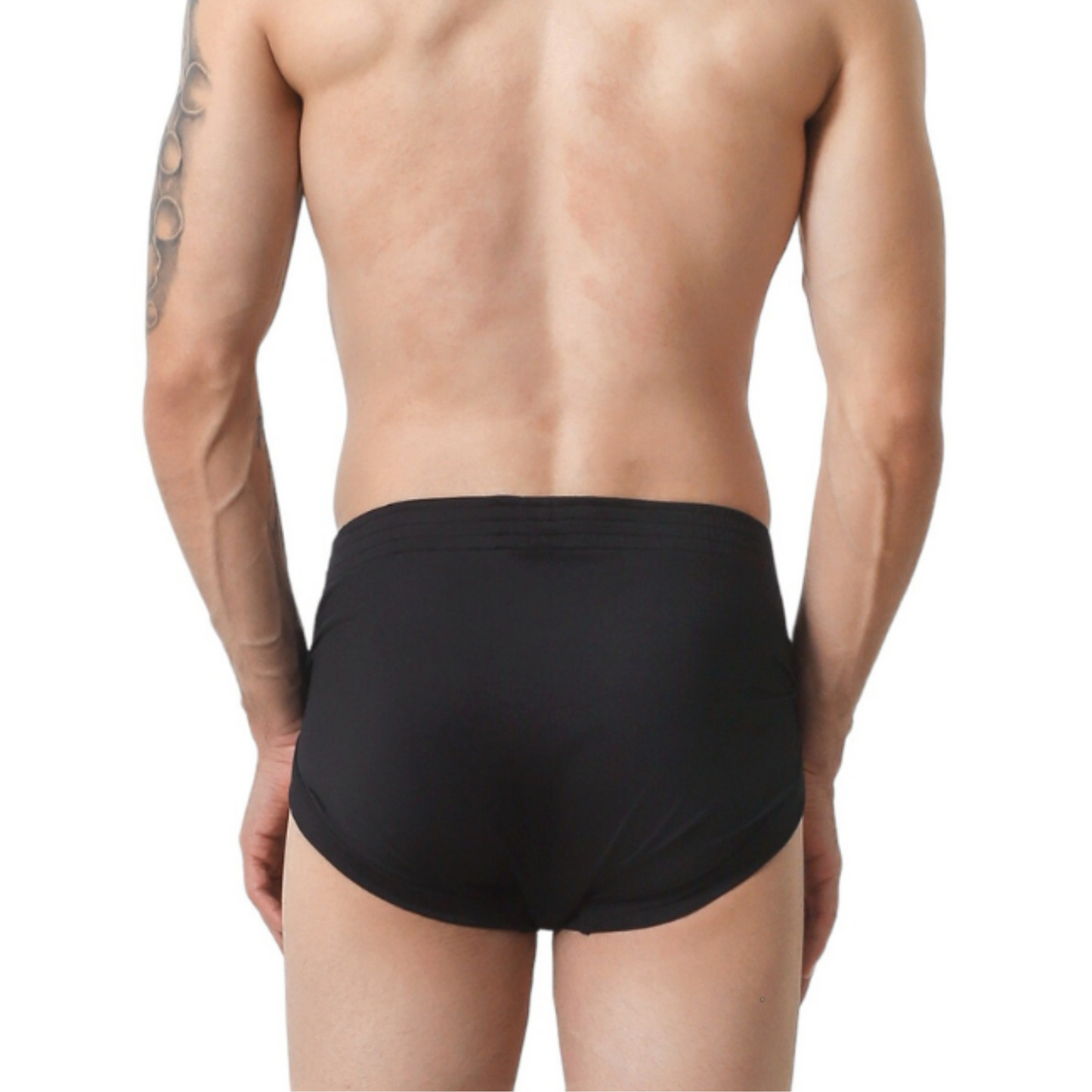 Nylon Spandex Briefs for Big Men