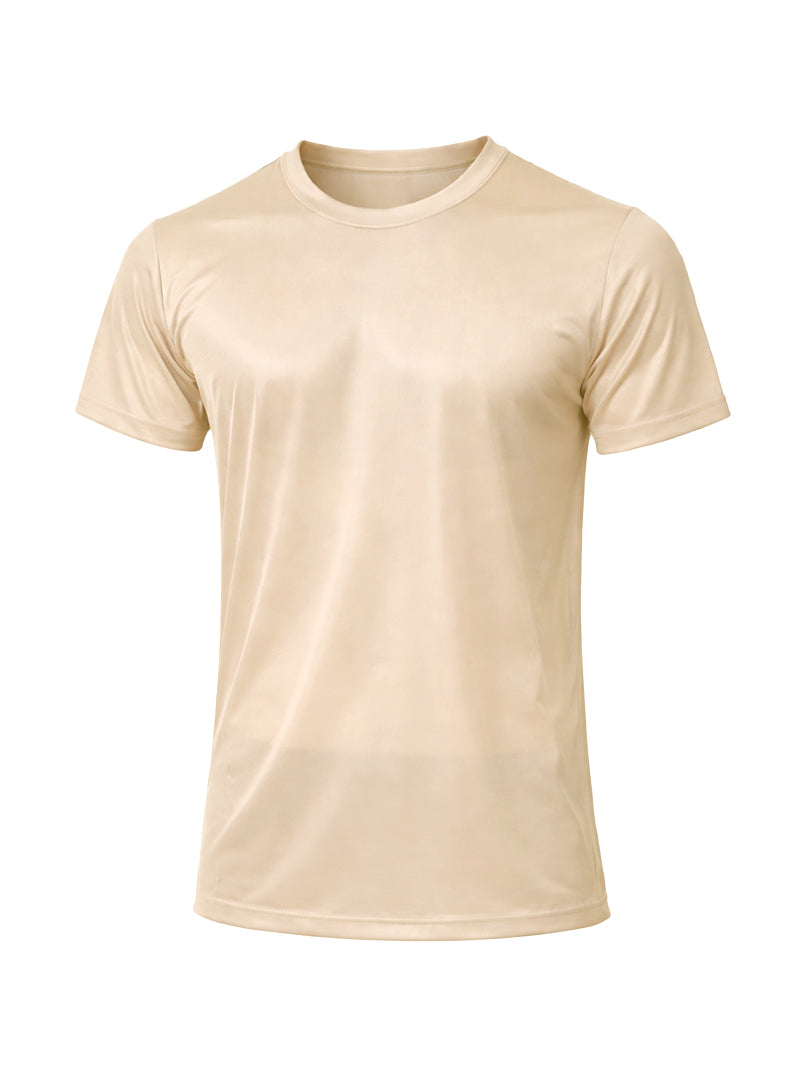Nylon Tricot Crew Neck T-shirt