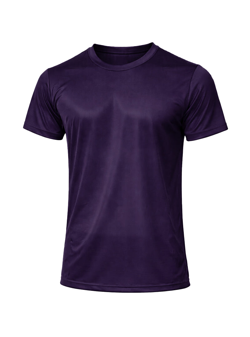 Nylon Tricot Crew Neck T-shirt