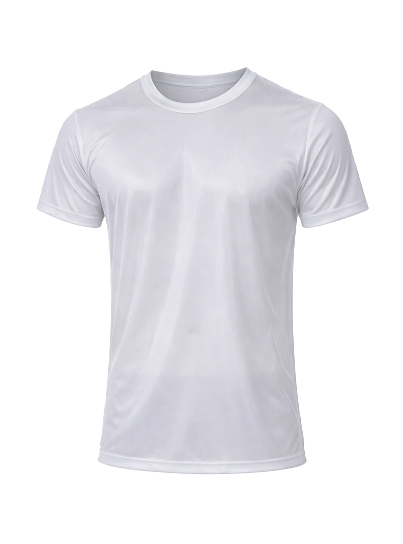Player’s Nylon Tricot Crew Neck T-Shirt — Quick Drying T-Shirt for Men