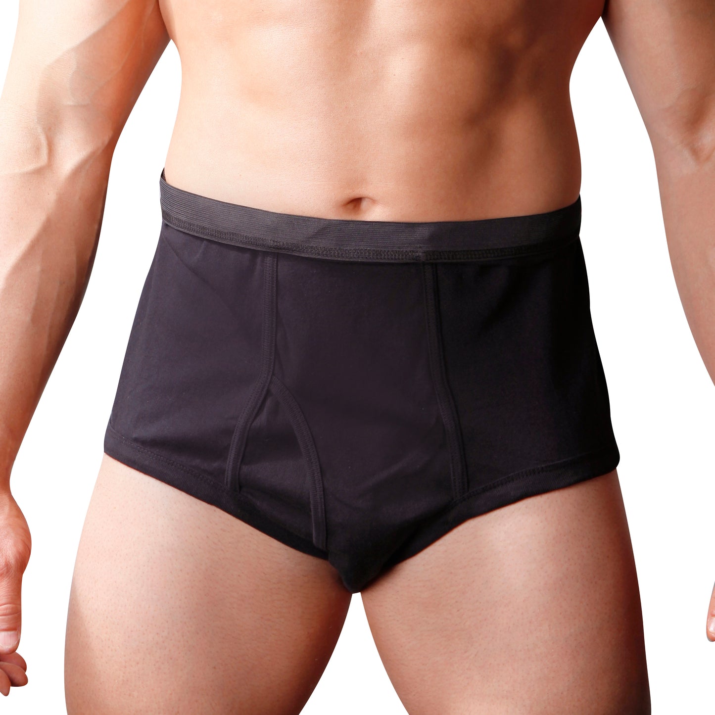 Big Man's Fly Front Colored Brief (4-Pack)